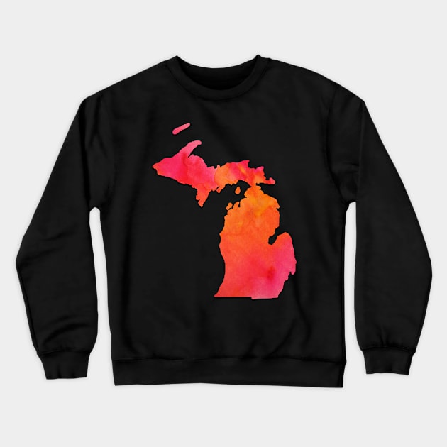 Michigan Crewneck Sweatshirt by doodlesbydani